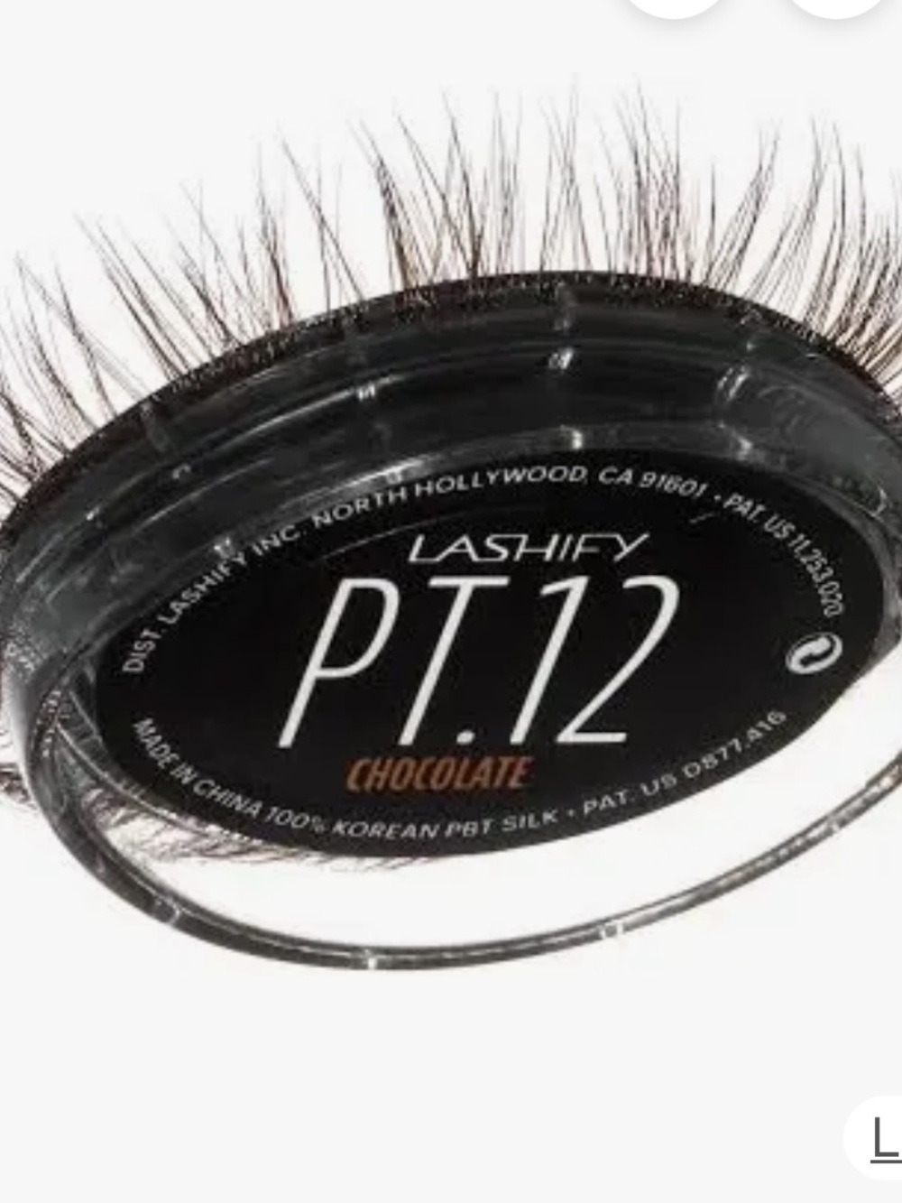 Lashify Plushy Tame.12 Gossamer Lashes in Chocolate-New